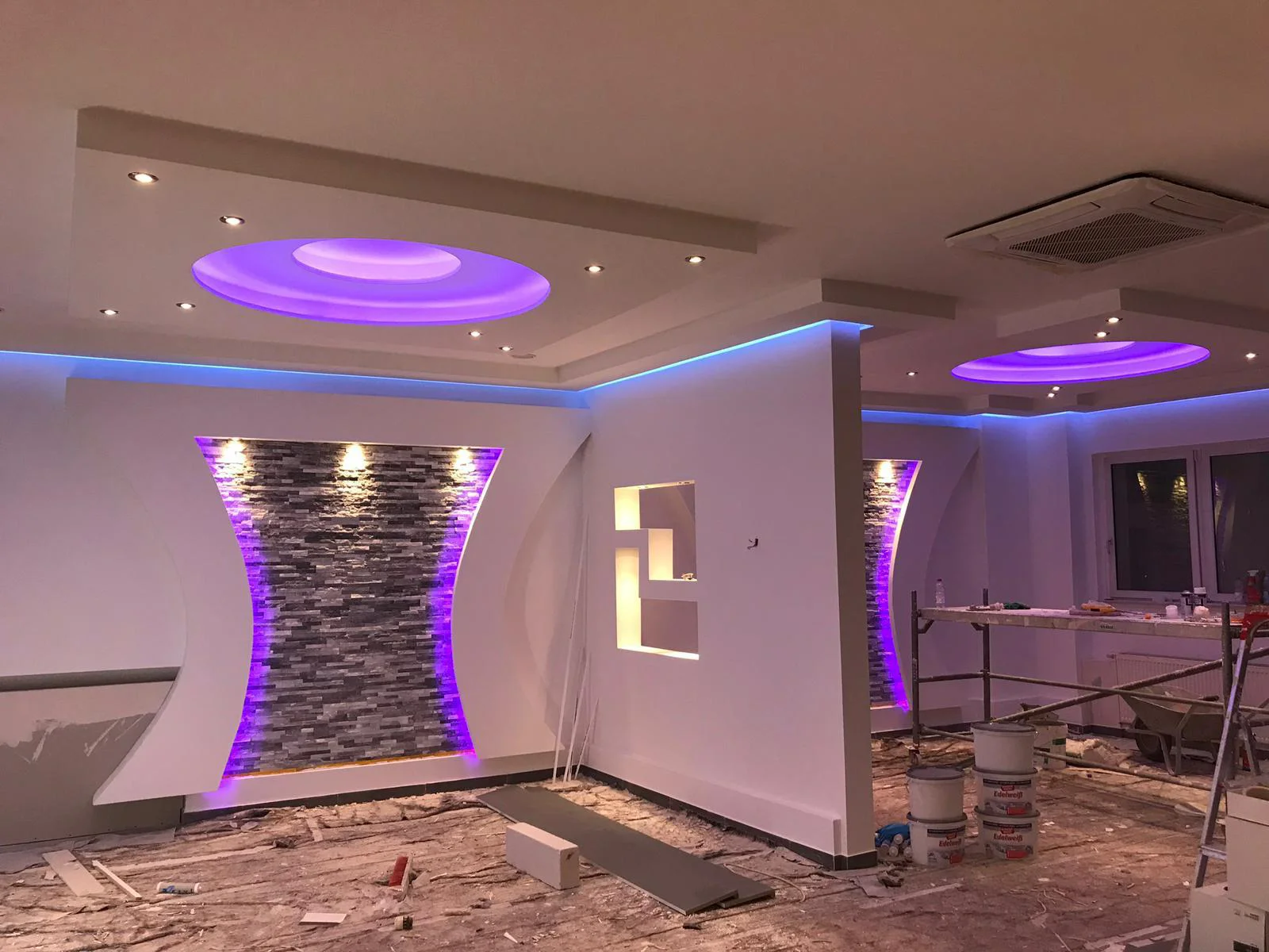 installation von beleuchtungs leds