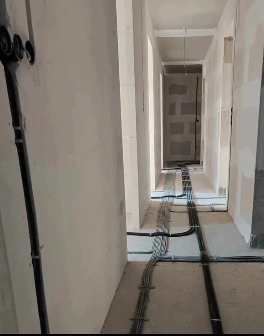 trockenbauarbeiten in einem haus